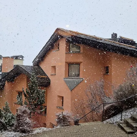 Daire Chesa Bellaval, Haus Rizza 2-zimmerwohnung *